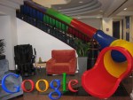 Google SF office slide